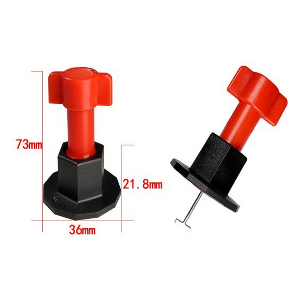 75Pcs/Set Flat Ceramic Level Wedges Tile Spacer for Flooring Wall Tile Spacer Tile Leveling System Leveler Locator Spacers Plier