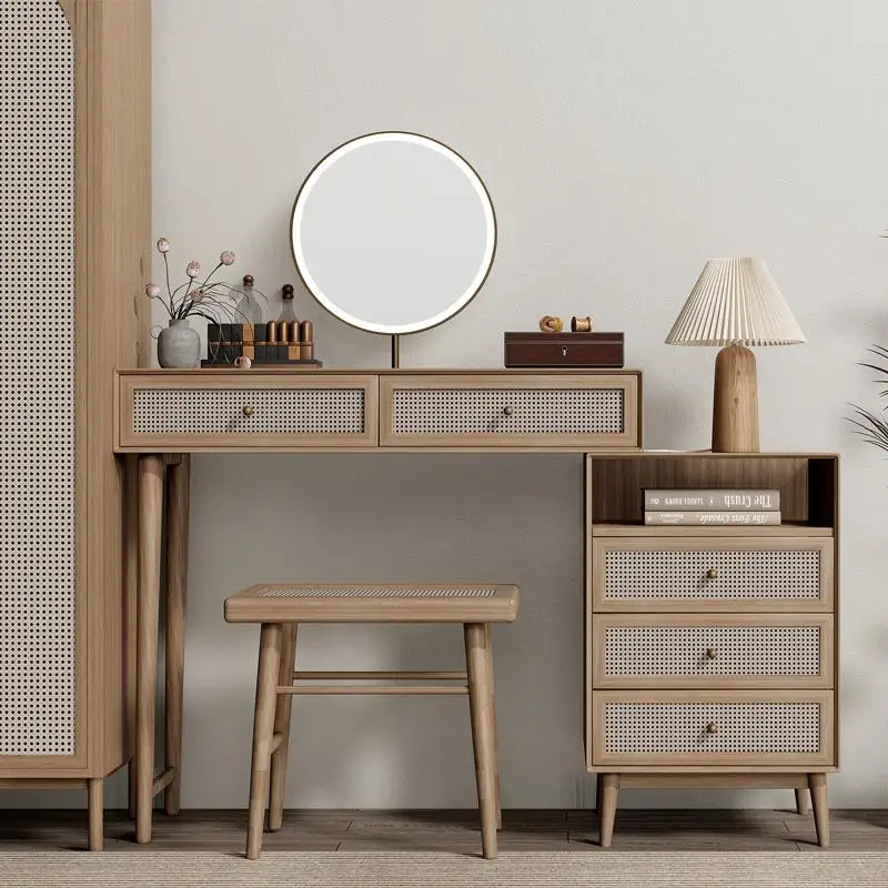 

China Style Vintage Dressing Table Girls Apartment Bedroom Comfortable Dressing Table Woman Drawers Schmink Tisch Accessories
