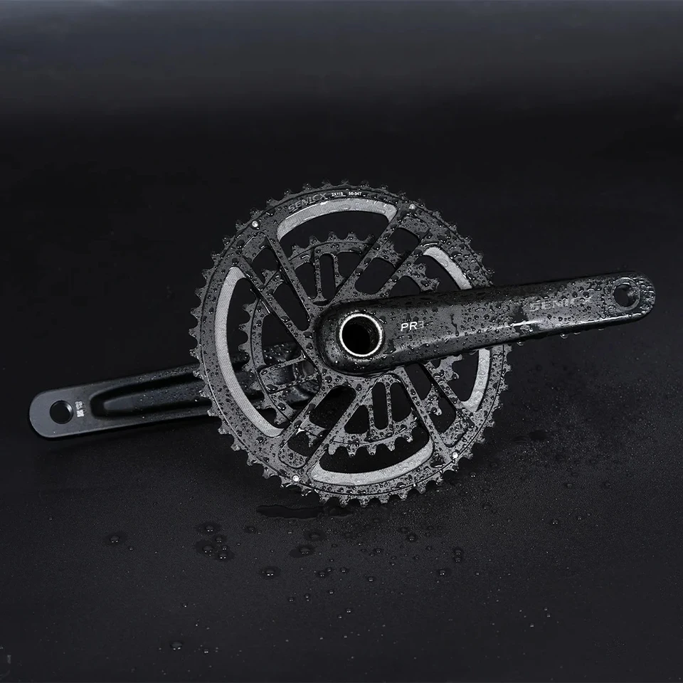 SENICX-Bike チェーンリング、46-30/50-34/52-36-39T、3 ボルト