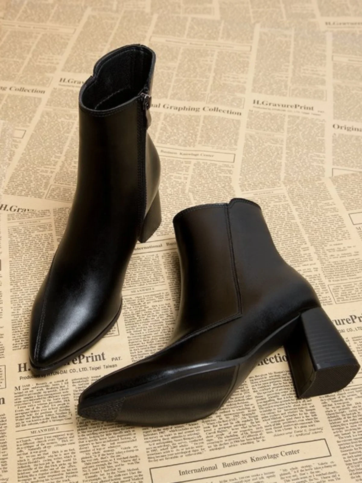 العصرية أحذية نسائية صغيرة الحجم أشار تو العمل ثي كعب تصميم نحيف ort الخريف وصول جديد