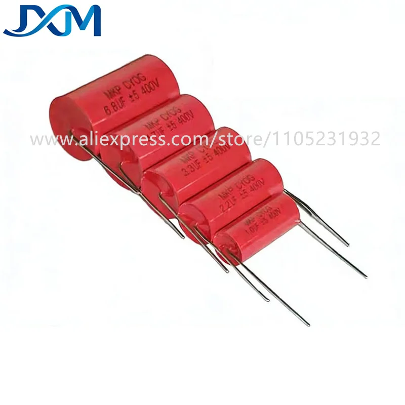 2pcs/lot Audiophiler Axial MKP Capacitor Audio 400V 0.47UF 1UF 1.5UF 2.2UF 3.3UF 4.7UF 5.6UF 6.8UF 8.2UF 10UF 20UF 30UF 33UF47UF
