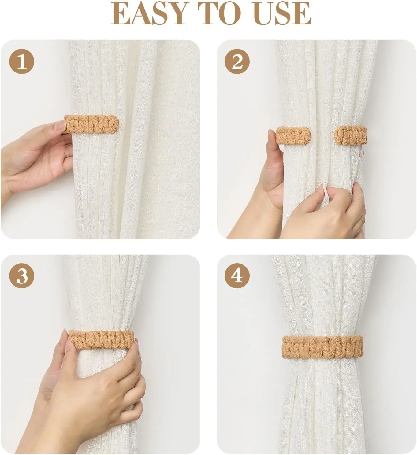 Thumbnail 4 - #27 Trending Curtain Holdbacks & Tassels Right Now