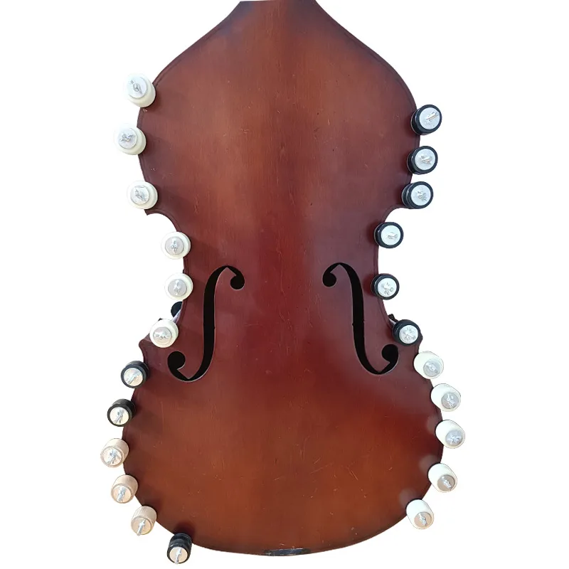 Low-pitched double bass instrument assembly tool for repairing and maintaining the instrument - bass guitar glue board clamp