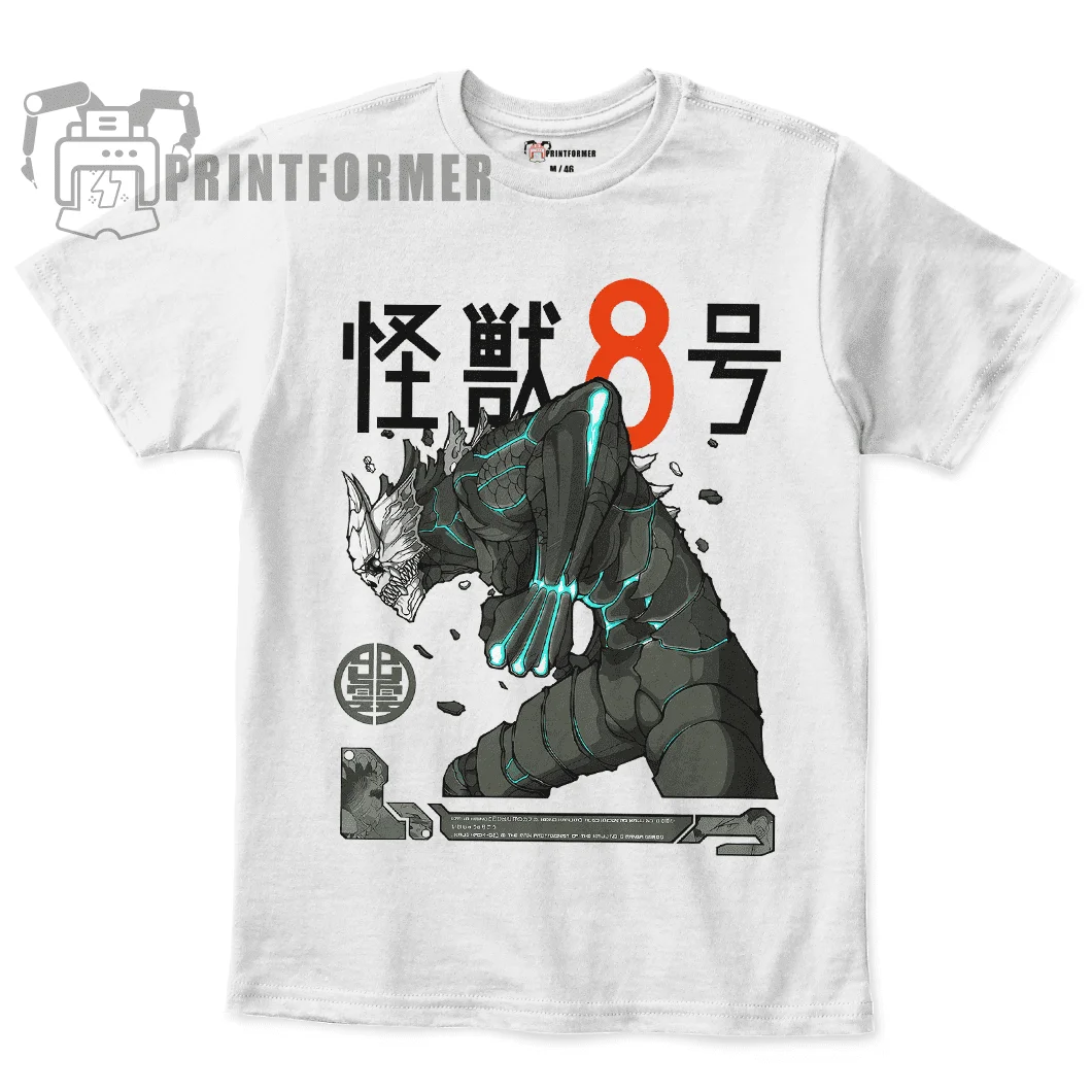 

Kaiju No 8 Mina Shiro Kaiju T-Shirt Otaku Anime Soft Tee Gift Shirt All Size