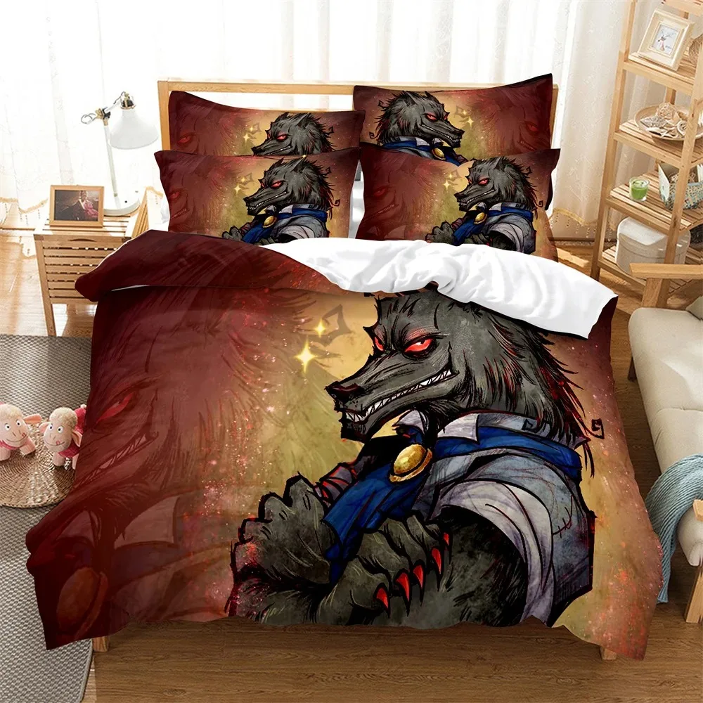 

Evil wolf Bedding Set Duvet Cover Set 3d Bedding Digital Printing Bed Linen Queen Size Bedding Set Fashion Design bed cover