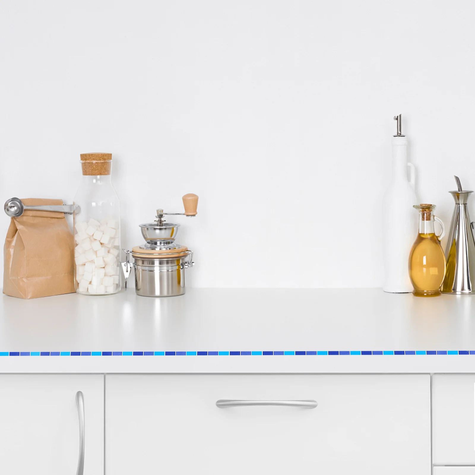 1 rotolo di nastro adesivo autoadesivo per cucitura del bagno impermeabile, per lavello della cucina, con forte tenuta per gli spazi del bagno