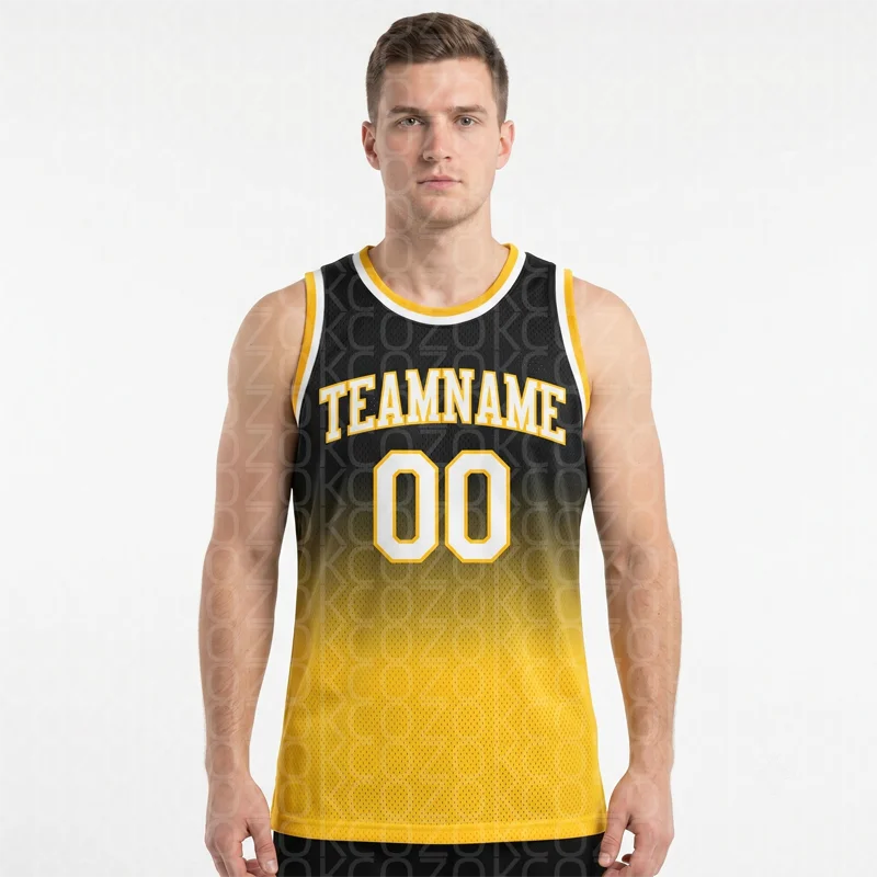 Custom Double color scheme Basketball Jersey Tank Tops for Men Jersey Personalized Team Unisex Top