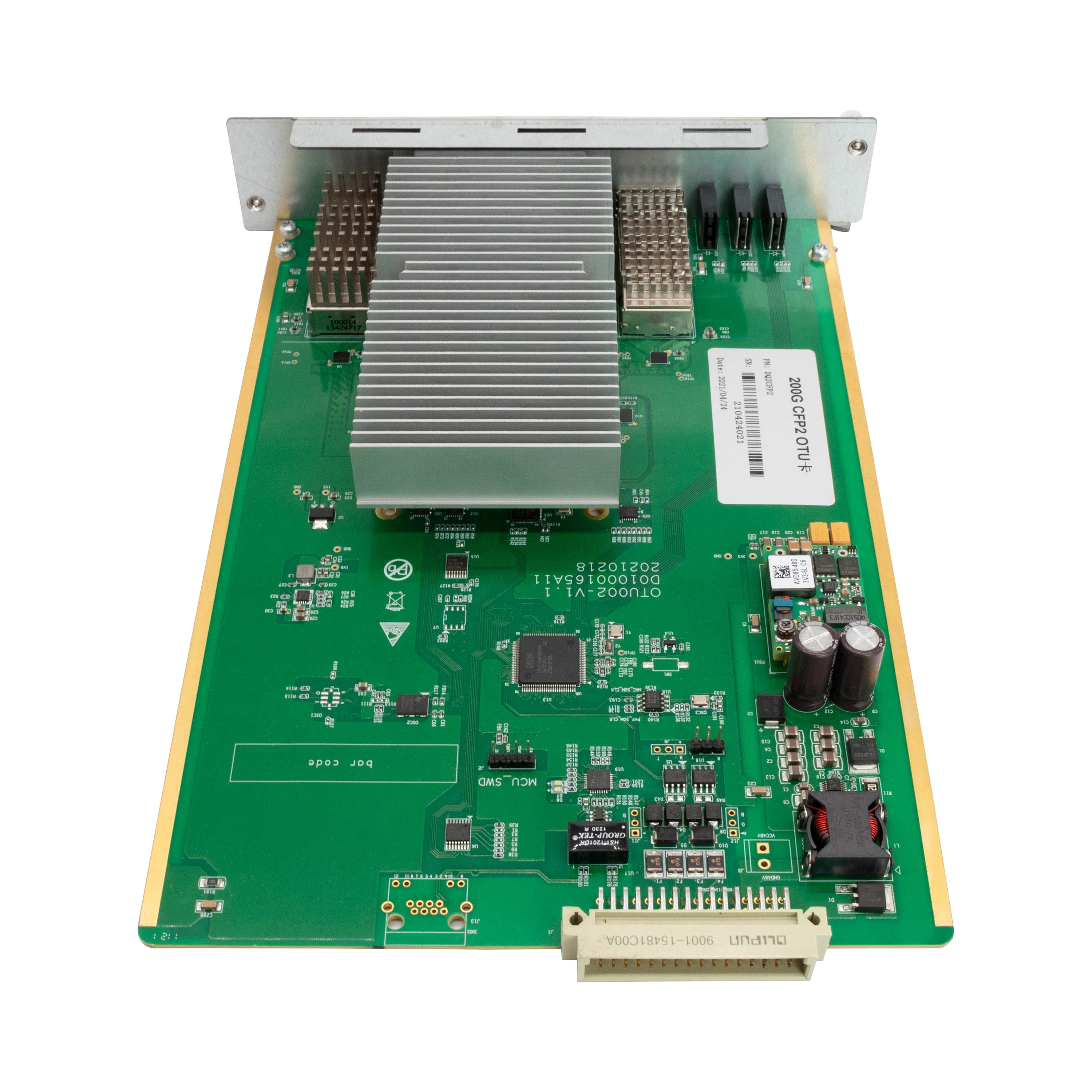 2026 فريد 1 * CFP2 2 * QSFP28 DWDM متماسكة 200G OTU المستجيب