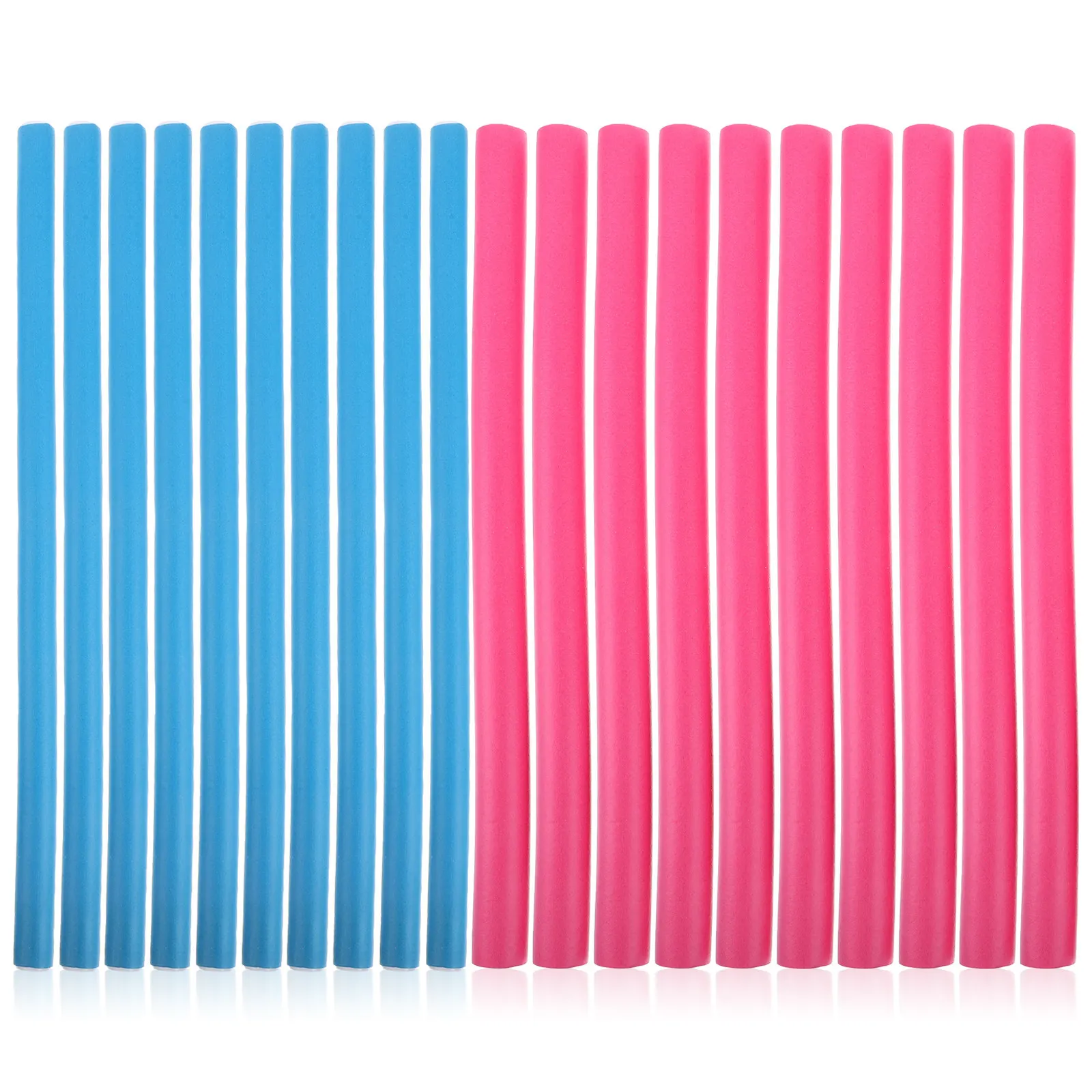 2Packs Hair Curler Rollers Women Flexible Heatless Curling Rods Foam Hair Curls Perfect for Soft Damage- Random Color