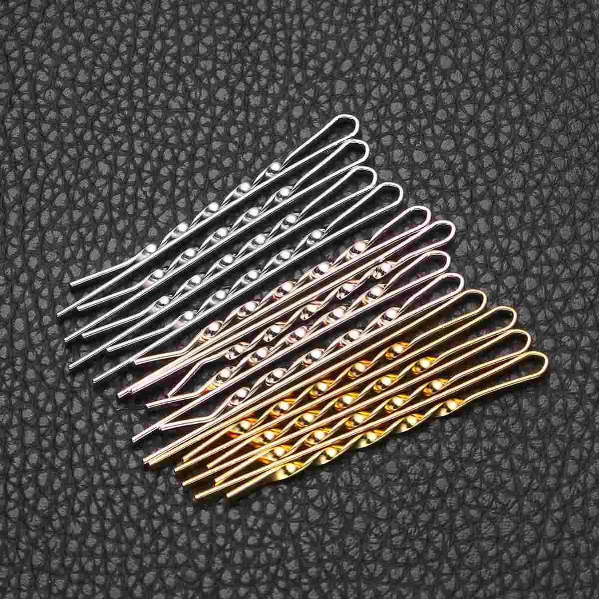 

72 Pcs Bobby Pins for Women Fashion Hair Clips Metallic Color Hairpin Girl Miss