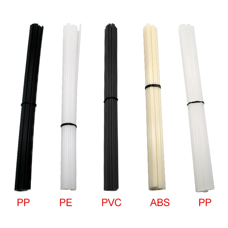 5/10/20PCS Plastic Welding Rods ABS/PP/PVC/PE 200mm Length Welding Sticks 5x2mm For Plastic Welder Gun Bumper Repair Welding