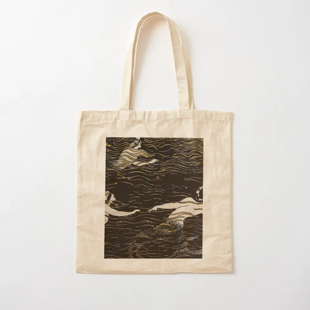 

River Nymphs Tote Bag reusable grocery bags Canvas stote bag Canvas Tote Bag