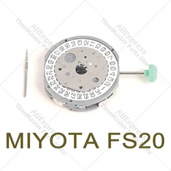 Miyota FS20 hareketi tek takvim 6 eller 4.5 saat japonya kuvars orijinal hareket izleme parçaları