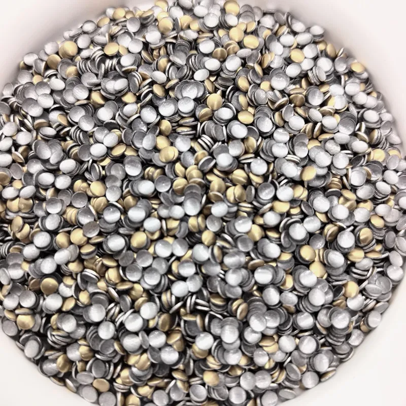 Round Metal Studs 2MM Flatback Hot-Fix Metal AA Nailhead 144Pieces/Lot Glue On Nail Art Designs Accessories Crafts