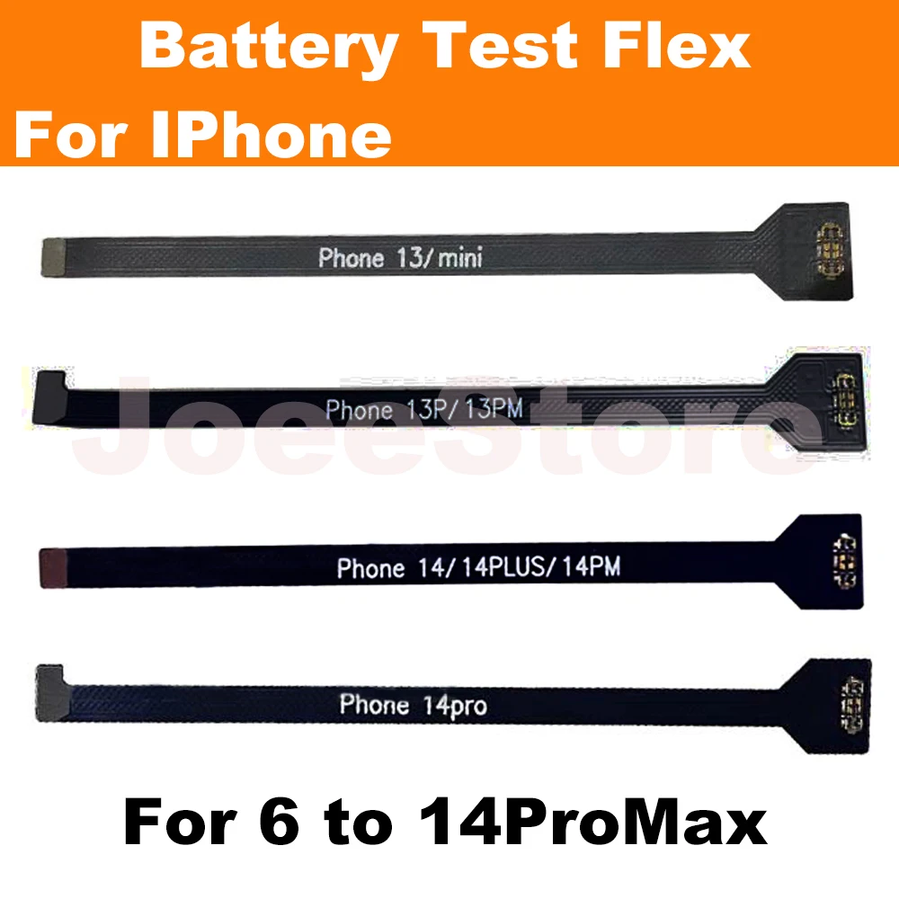 Battery Extend Test Flex for iPhone 11 12 13 14 Pro MAX Mini X XS XR 8 6 7 Plus Battery Extension Testing Cable Repair Parts