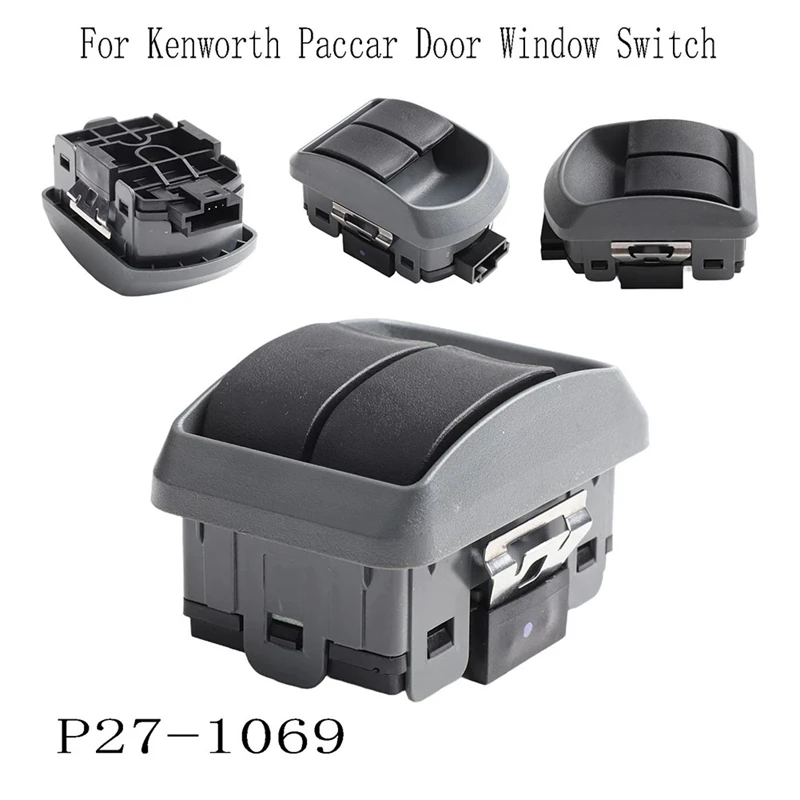 P27-1069 Automated Dual Window Control Switch Passenger Side For Kenworth Paccar Door Window Switch