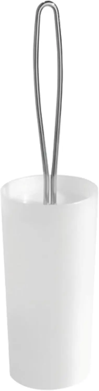 

Clear Toilet Brush and Holder Set for Bathroom, Easy to Clean, Modern Design