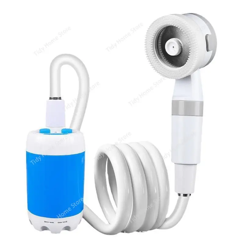 

Портативное устройство для купания на открытом воздухе, удобное для переноски в общежитии и кемпинге, перезаряжаемый водяной насос