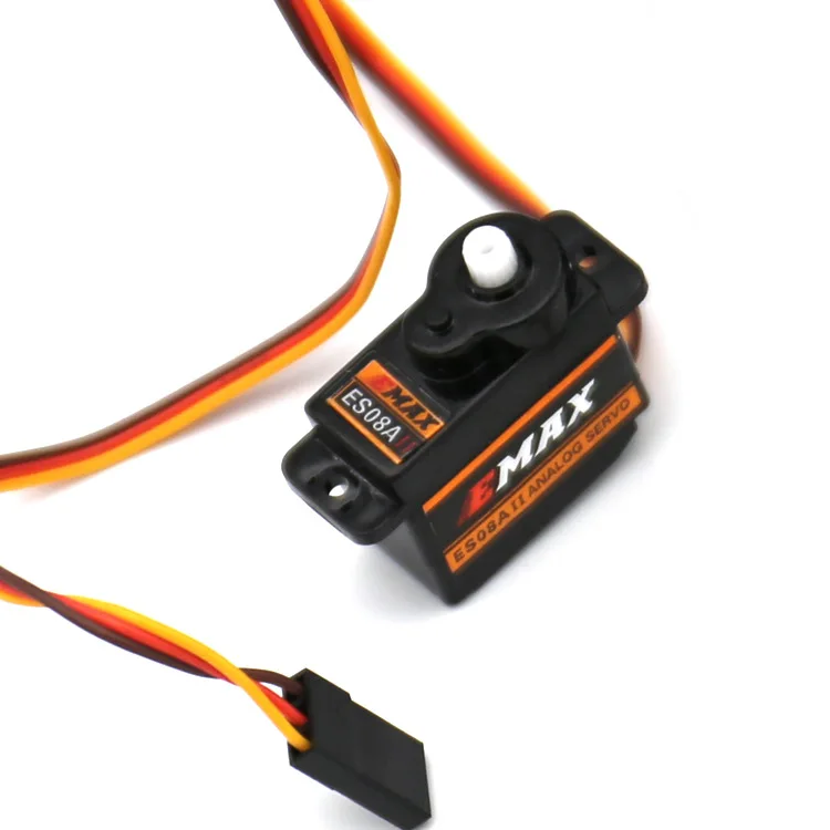 Imagem -05 - Emax-servo Motor Servo para Carro rc Mini Metal Gear Es08ma ii Scx24 Atualizações Servo15t Mini Peças por Lote