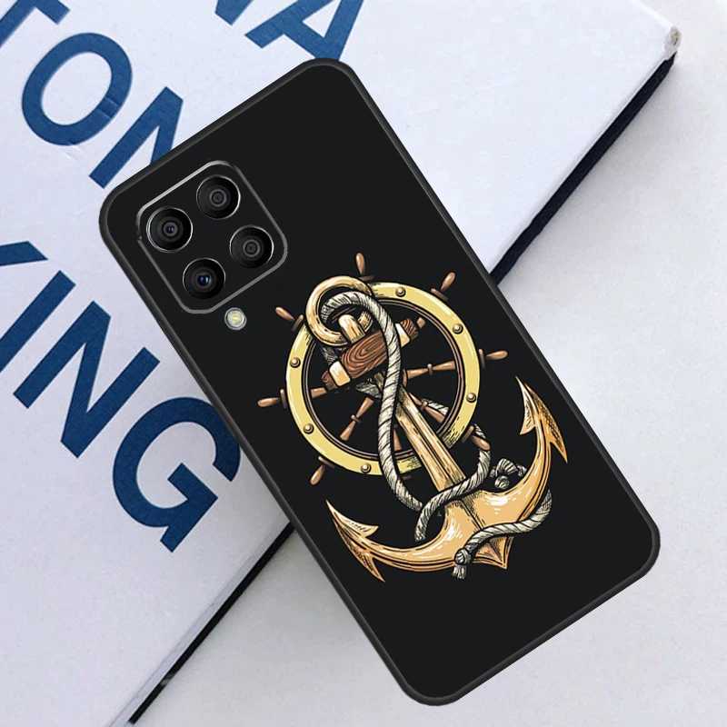 Anchor Sea Beach Case For Samsung Galaxy M14 M34 M54 M13 M23 M33 M53 M52 M32 M12 M51 M31 M30s M31s M20 Coque