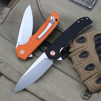 Ball Bearing Folding Knife D2 Steel Pocket Knife Survival Tactical Jackknife Outdoor Portable Knives EDC Combat Flipper Knife