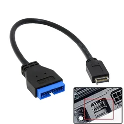 デスクトップPC用のフロントパネルコネクタ,マザーボードアダプター,USB 3.1タイプE,3.0