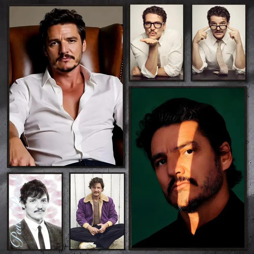Movie Actor P-Pedro P-Pascal Poster HD Quality Wall Art Retro Posters For Home Room Wall Decor Kawaii Room Decor