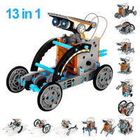 13 in 1 Science Experiment Solar Robot Toy DIY Building Powered Learning Tool Education Technological Gadgets Kit for Kid Yk05