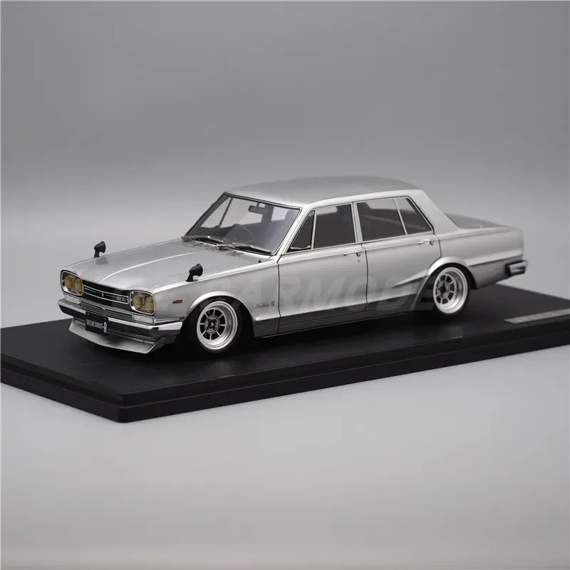 

IG 1:18 Skyline 2000 GTR PGC10 Silver IG0761 JDM Simulation Limited Edition Resin Metal Static Car Model Toy Gift