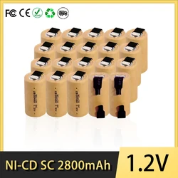 Battery replacement Ni-CD SC batteries 2800mAh high power 1.2V rechargeable battery for power tools electric drill screwdriver