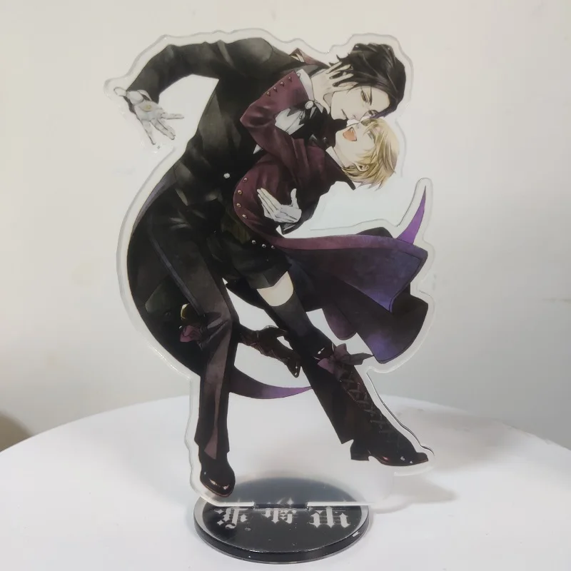 Japan Anime Black Butler Figure Cosplay Acrylic Double-Sided Stands Model Creative Design Desk Decoration Fans Collection Gift