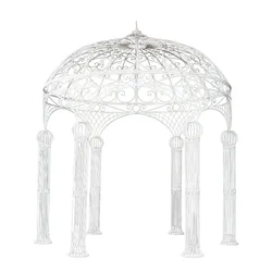 Six-post Wrought Iron Pavilions, Mongolian Yurts, Garden Wrought Iron Metal Pavilions, Large Outdoor Lawn Ornaments, Parks