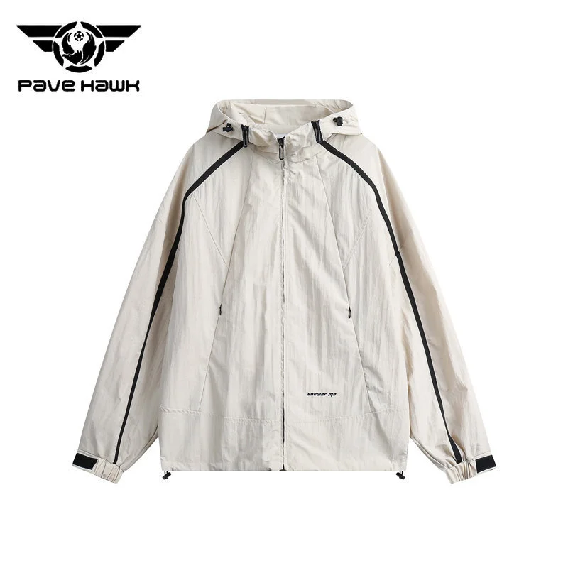 

Outdoor Hooded Charge Coat Men Women New Retro Trend Jacket Sun Protection Top Thin Climbing Camping Hiking Skin Clothing