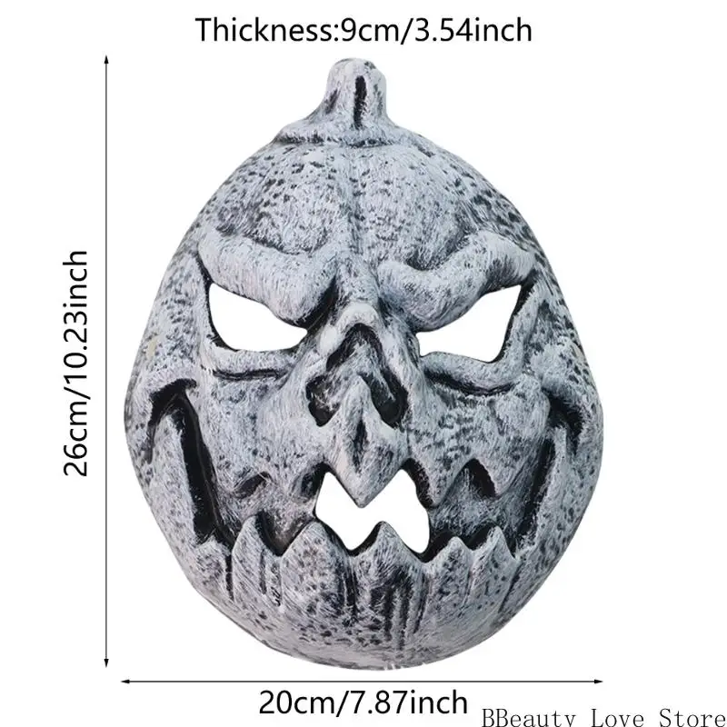 Mardi Gras Mask Pu Foam Mask Scary Skeleton Mask Halloween Pumpkin Skull Mask