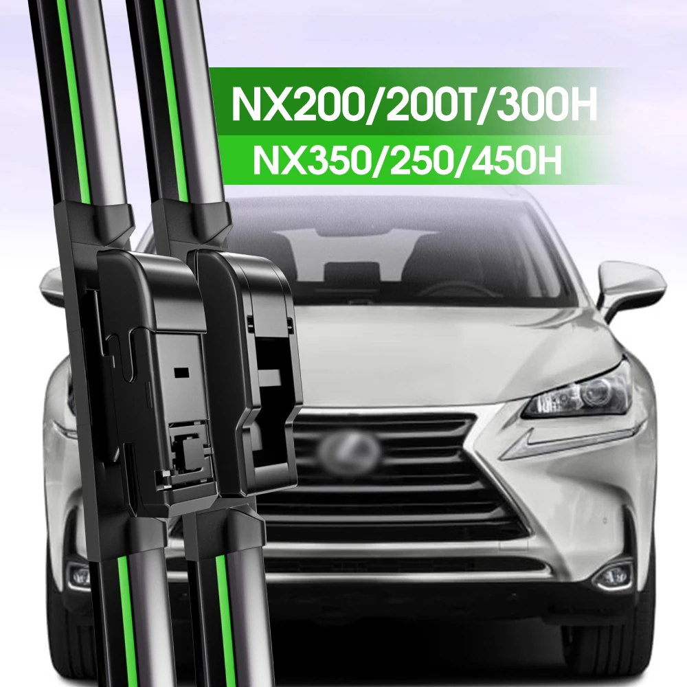 

2pcs Front Windshield Wiper Blades For Lexus NX200 NX200t NX300H NX350 NX250 NX450H 2015-2023 Windscreen Window Accessories