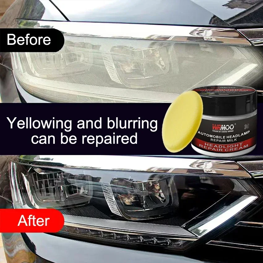 Headlight Restoration Kit Headlight Polish Car Light Repair Cleaner Kit Auto Renovation Liquid Repair Maintenance image 6