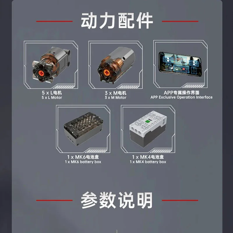 MOLD KING 17067 voiture technique jouets l'application et RC motorisé 6060 pelle sur chenilles bloc de construction assemblage camion brique enfants cadeaux