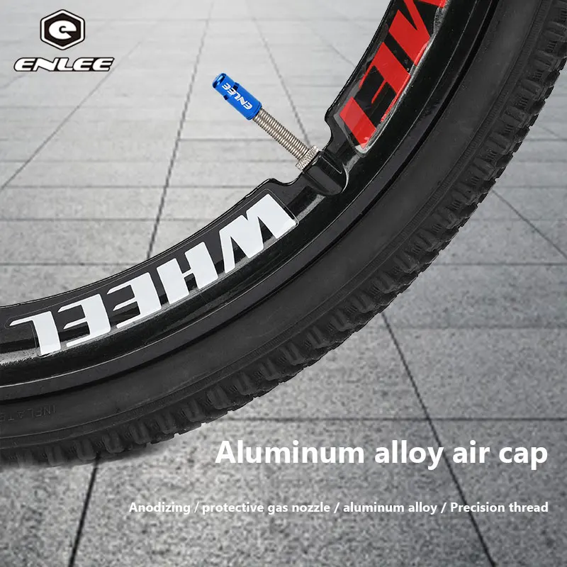 Aluminum Alloy Bicycle Valve Cap Bike Nozzle Waterproof Wheel Presta Tire Schrader Valve Nipple Caps Bicycle Accessories