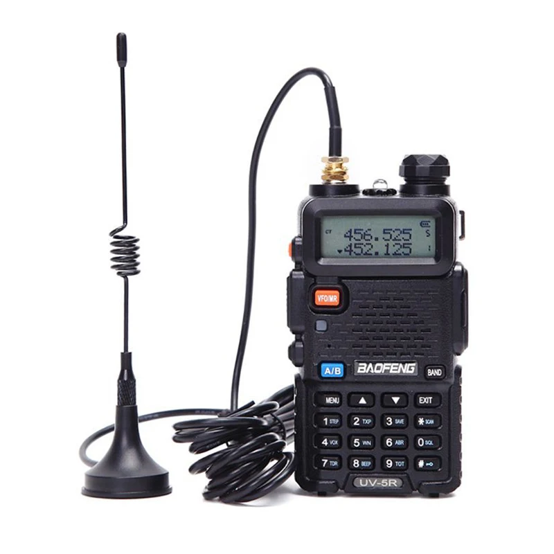 Antena de carro magnética a bordo, UT-106UV, SMA-F, Dual Band, Acessórios de rádio, VHF, UHF para Baofeng UV-5R, UV82, GT-3TP, GT-5 Ham