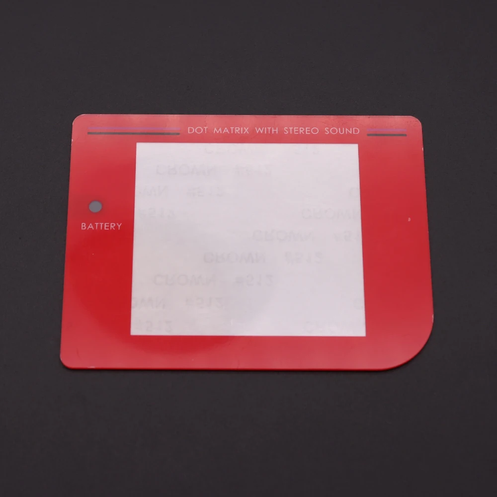 1Pcs Replacement Screen Lens cover for Gameboy Game Boy GB DMG Display Plastic GameBoy Plastic Mirror Color