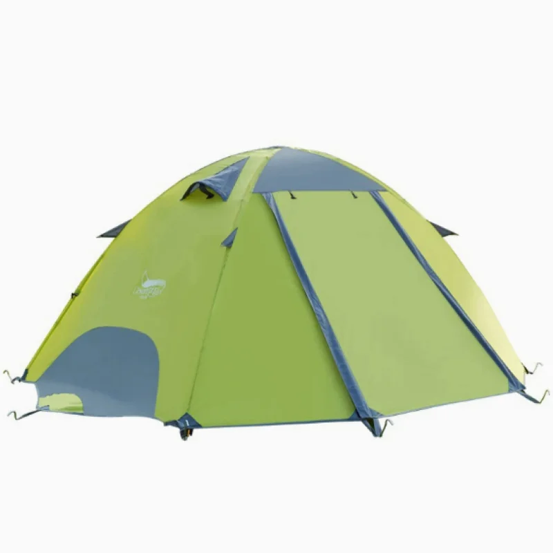 

Outdoor 2 Person Camping Tent Waterproof Aluminum Pole Tent for Couple Fishing Heavy Rain Wild Field Survival Shelter
