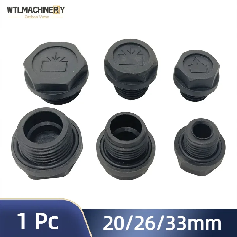 1Pc 20/26/33mm Vacuum Pump Oil Cover Air Pump Compressor Fuel Filler Cap RA0040 RA0302 RA0025 RA0100 RA0160 RA0360