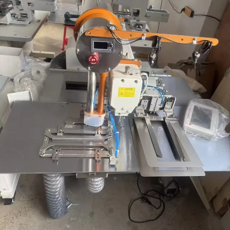 Automatic Programmable Laser Pocket Opening Industrial Sewing Machine