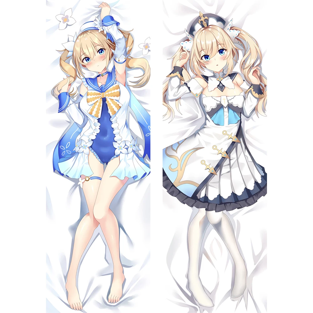 

Anime Genshin Impact Barbara Church Nun Dakimakura Hing Body Case Double-Sided Bedroom Bedding Pillow Cover Pillowcase