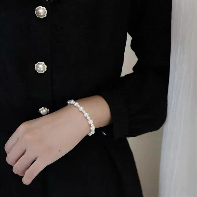 Exquisite bracelet AAAA 4-5mm 7-8mm natural Japanese pearl bracelet 7.5-8inch bracelet 925s