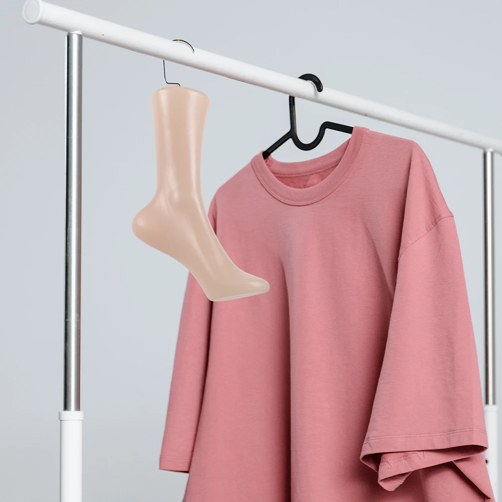 

Sock Display Foot Mannequin Plastic Shoe Filler Shoes Support Fake Feet Sock Holder for Counters Foot Mannequin for Socks