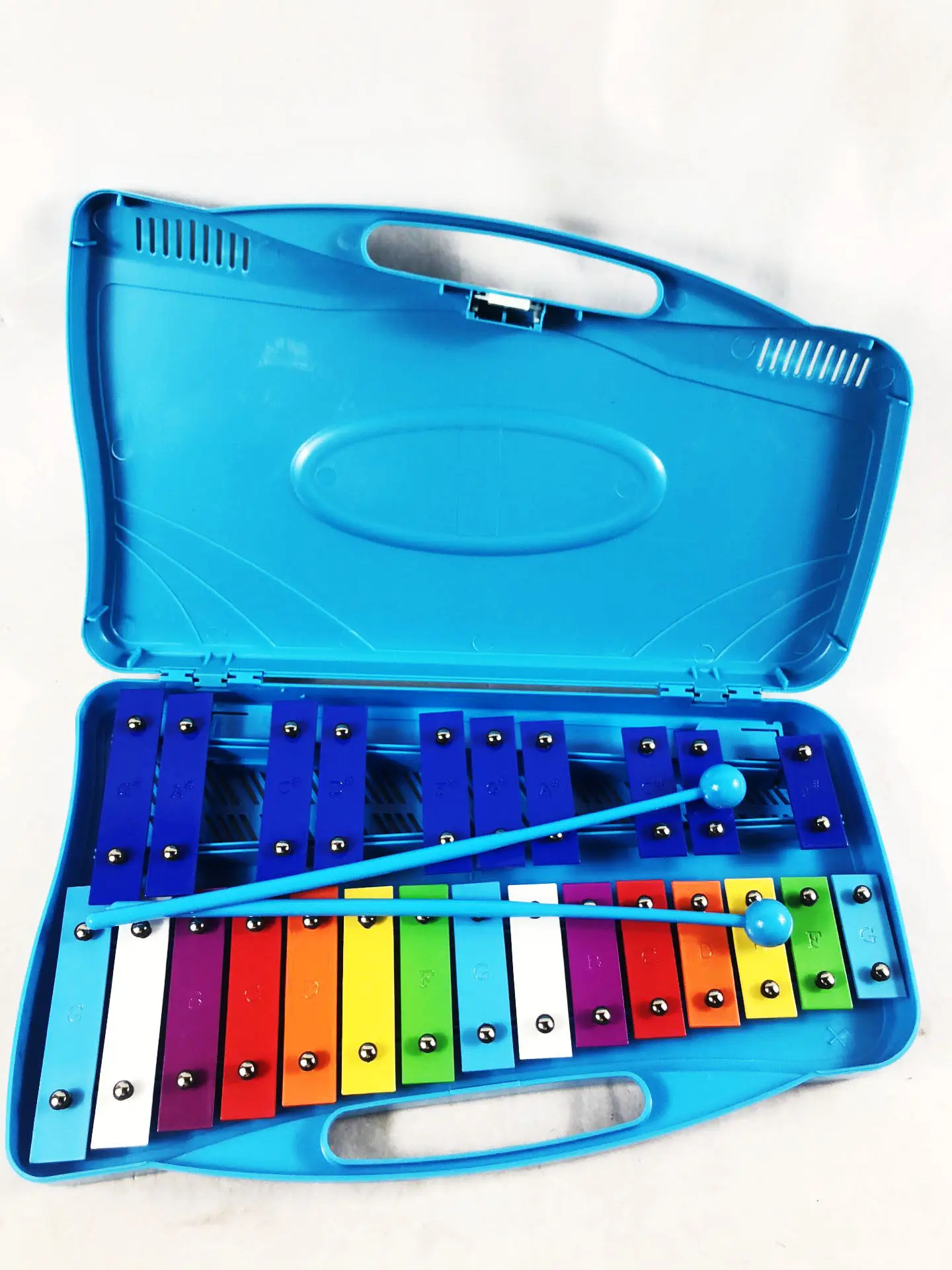 Percussion instrument 25 note percussion steel sheet qin