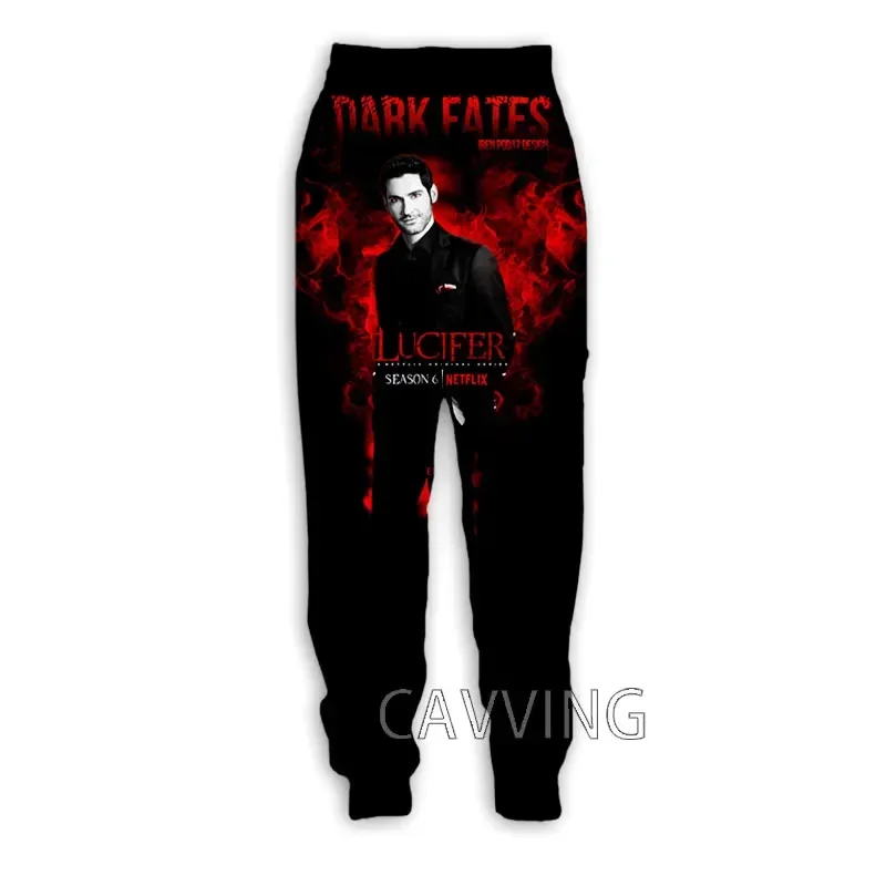 

New Fashion Lucifer 3D Printed Casual Pants Sports Sweatpants Straight Pants Sweatpants Jogging Pants Trousers H03