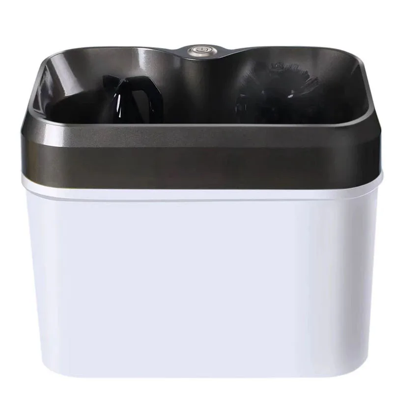 Dual Station Electric Coffee Portafilter Cleaner, Automatic Coffee Basket Washing Machine for Cafe Bar