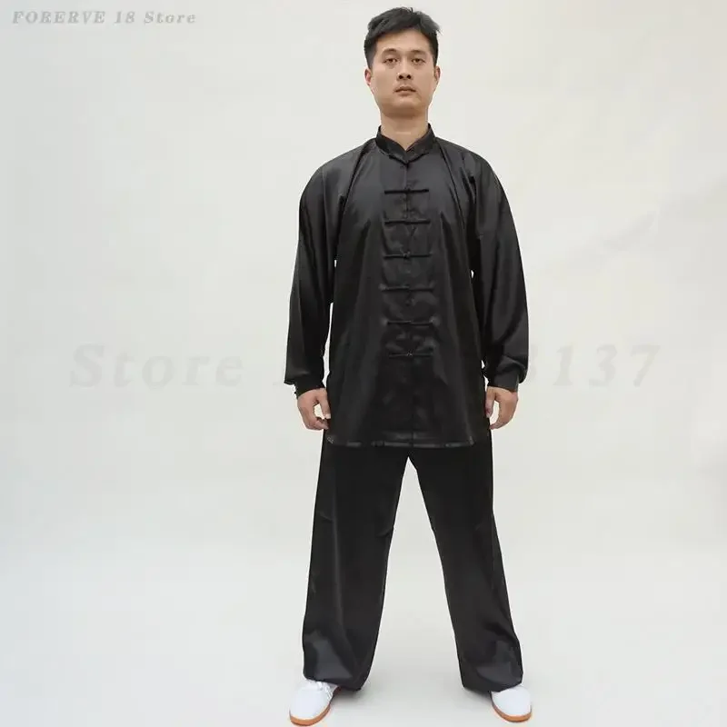 Uniforme de Tai Chi y Kung Fu para adultos, traje tradicional chino de artes marciales, Wing Chun, ropa de ejercicio matutino para hombre y mujer, primavera y verano